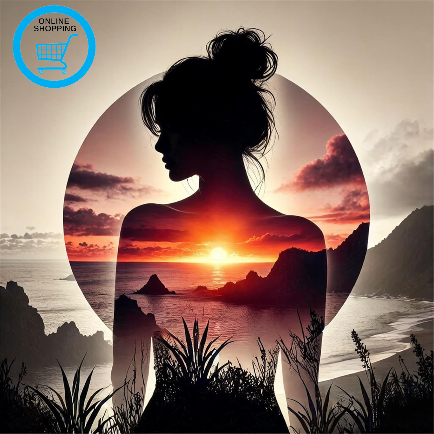 DIY Woman Paint by Number for Adults,Painting by Number Kits on Canvas,Color by