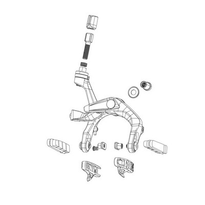 Avid Spare Rim Brake Spare Part Noodle/Overcoat 135