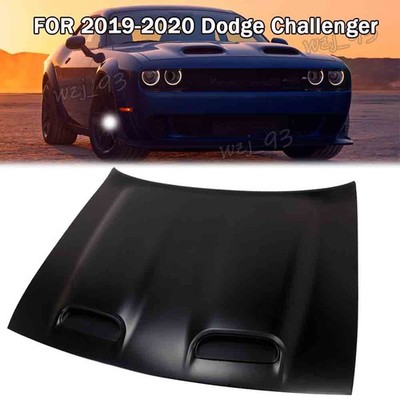 Hood Panel For 2019-2023 Dodge Challenger Red eye Hellcat style