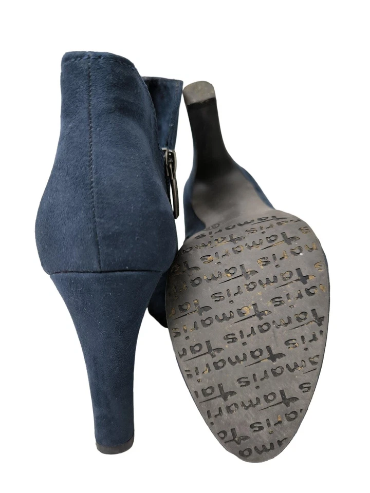 TAMARIS Botas con cremallera Mujeres Botines Talla EU 35 azul look casual - Imagen 2 de 4