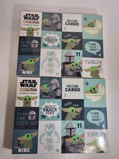 2x Star Wars Mandalorian 12 Days of Socks sealed NIB 2x