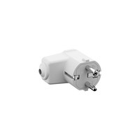 Bachmann Montage-Winkelstecker 2P+Schutzkontakt Ws 960.202 Weiß