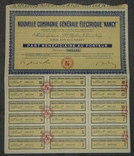 Nouvelle Compagnie Generale Electrique "Nancy" 1957