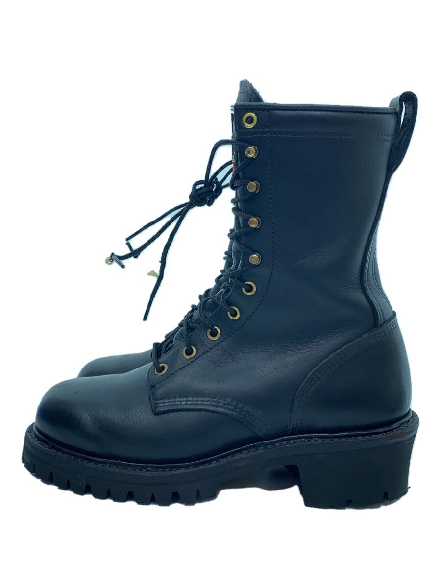 Thorogood Black Lace-Up Work Boots Size US 7 Model 834-6381 3147