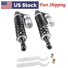 340mm Eye Rear Air Shock Absorbers Adjustable Suspension Fit Scooters ATV Quad