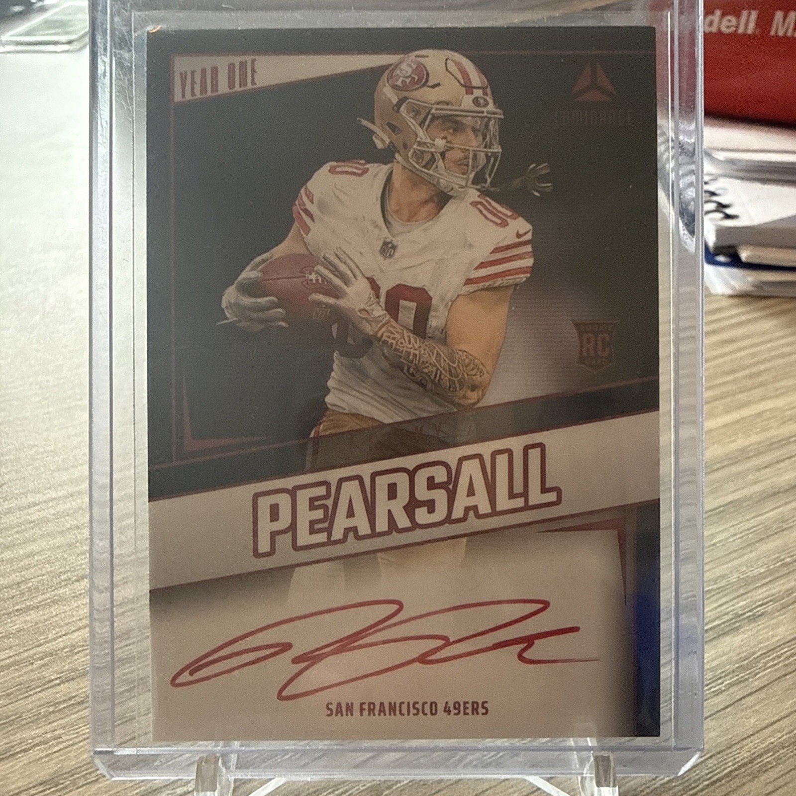 Ricky Pearsall 2024 Panini Luminance Year One RED INK SSP on card auto RC!