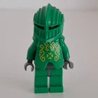 Lego Minifigure - Knights Kingdom II - Rascus with Armor, Plain Torso (cas261)