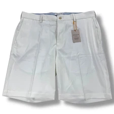 NWT Peter Millar Crown Sport Salem Performance Shorts Size 32 White - $105
