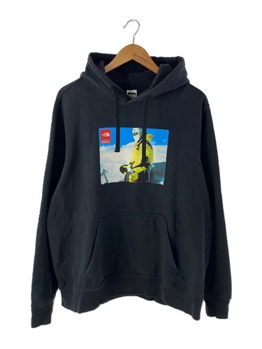 Sweat à capuche Supreme 18AW photo M coton noir NT618011 occasion