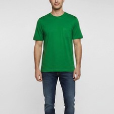 Hermes Green Cotton Pique Crew Neck TShirt L