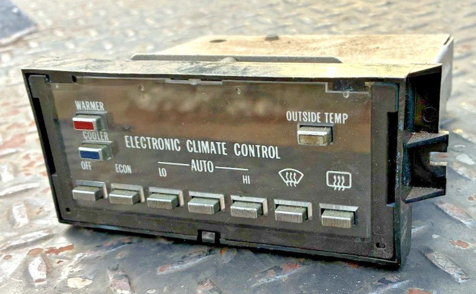 Panel de control Caddilac Brougham Ac 1986-1990 pieza original OEM Foto 2 de 4