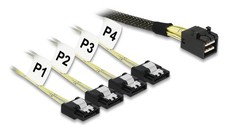 DeLOCK 83392 0.5m Serial Attached SCSI SAS cable - Serial Attached SCSI SAS 