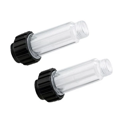 M&M SMARTEK 2x Wasserfilter für Kärcher mit Einsatz 3/4" Fitting K2 - K7 Hochdruckreiniger