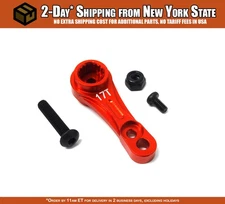 CNC Billet Aluminum Steering Arm Horn 17T + 15T - Red