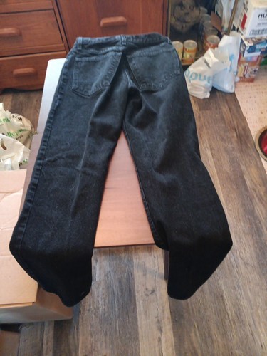 Arizona Jean Co. Mens Slim Straight Black Denim Jeans Size 30x32 - Picture 2 of 4
