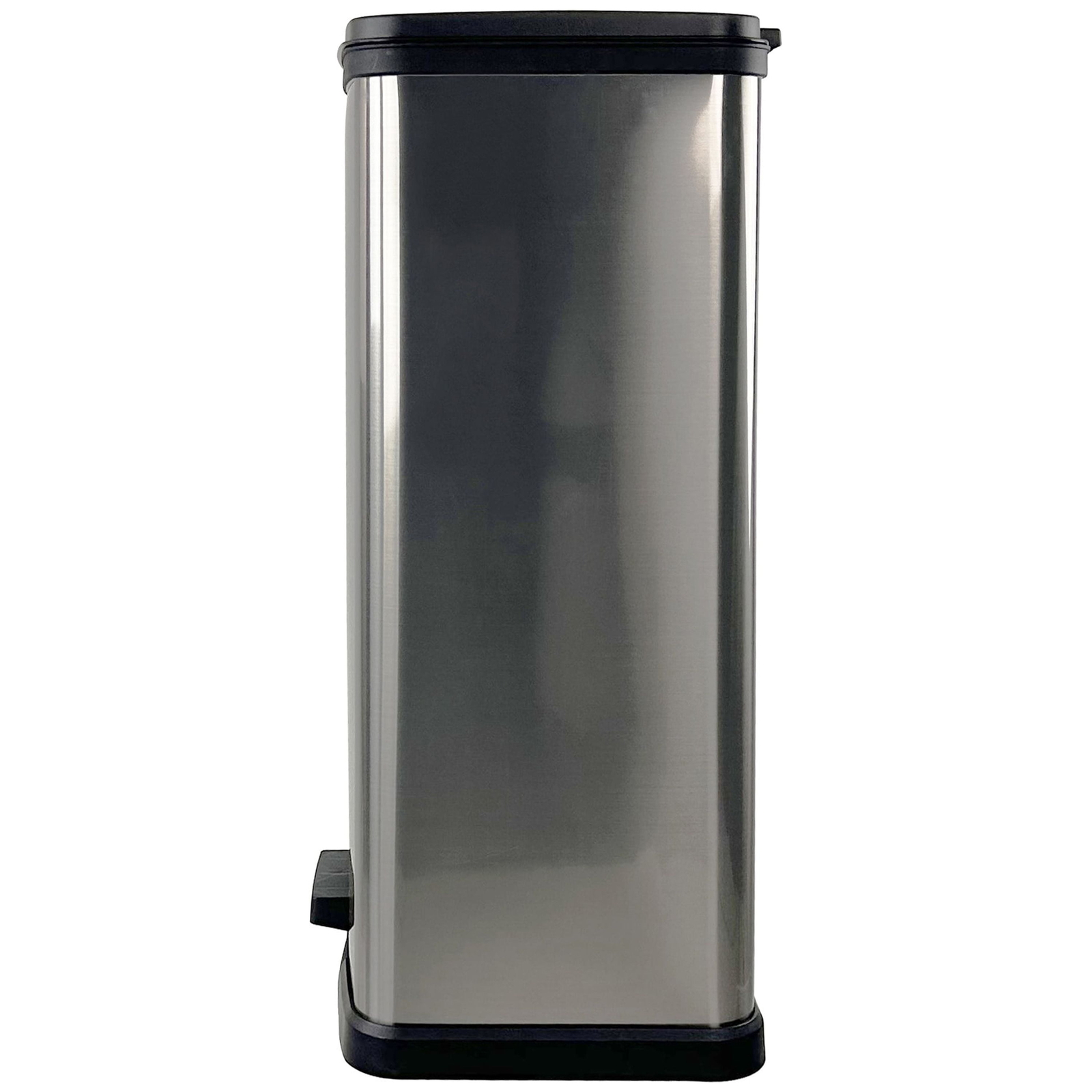 Mainstays 13.2 Gallon Trash Can. Plastic Rectangular Step Kitchen Trash