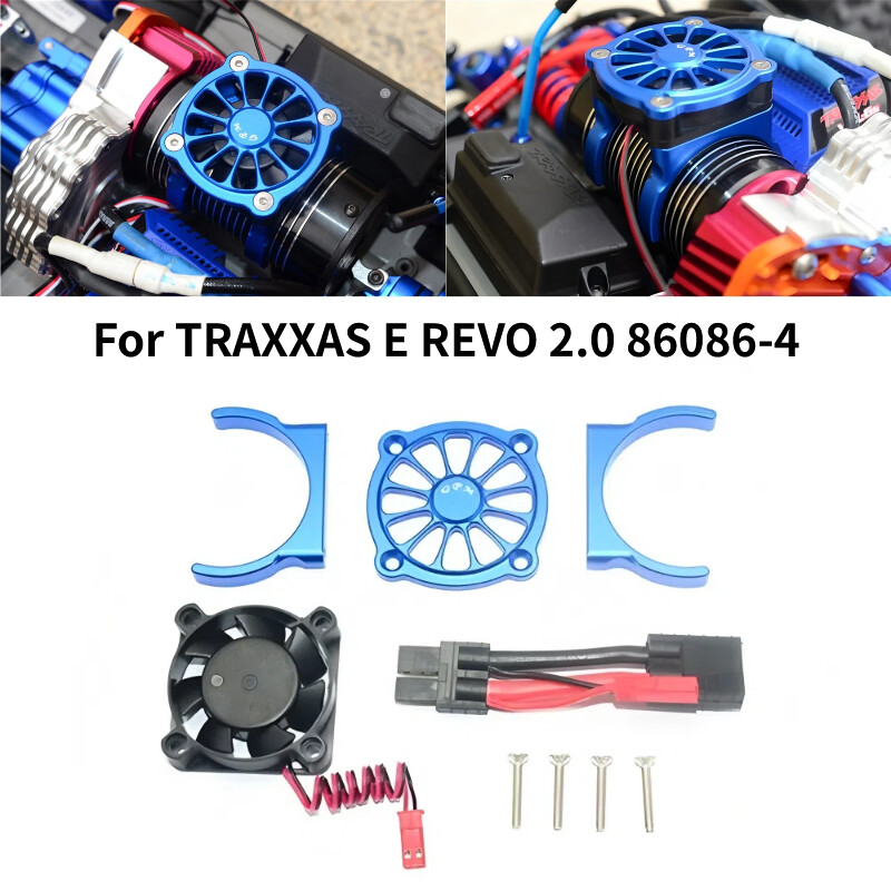 Radiatore Motore Con Ventola Per Traxxas E-REVO 2.0 – Aggiornamento Performance - Foto 3