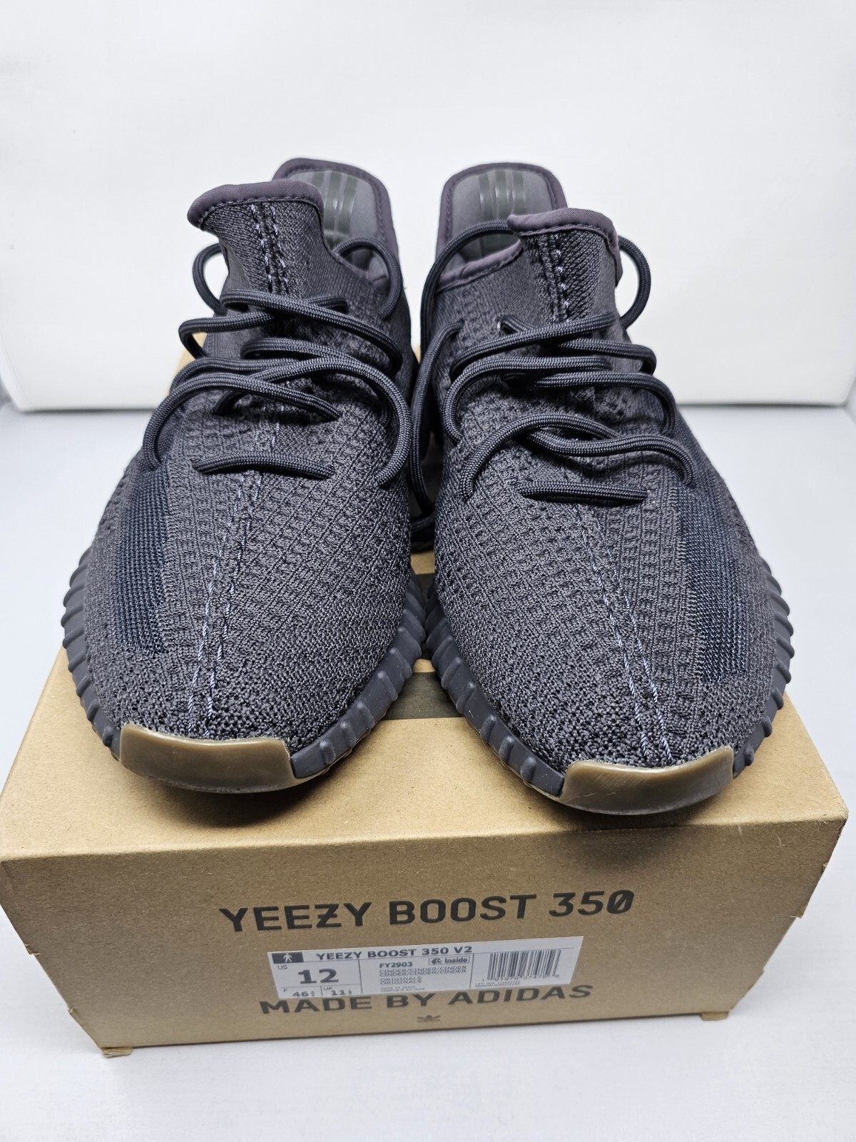 Adidas Yeezy Boost 350 V2 Cinder Non-Reflective Men's Size 12 Pre-Owned FY2903 Adidas Yeezy Boost 350 V2 Cinder Non-Reflective Men's Size 12 Pre-Owned FY2903