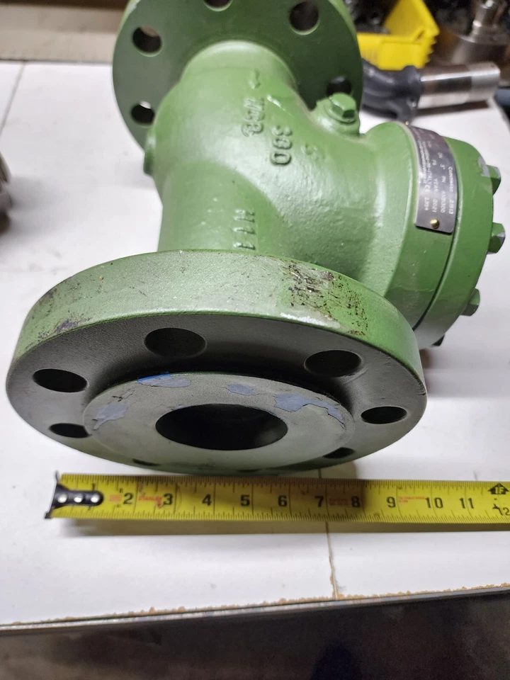 Raimondi 3" Fig 182A Swing Check Valve ANSI #300 Flanged WCB Steel Green H110 x1 - Image 3 of 3