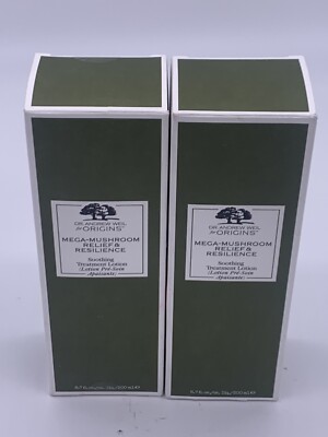 (2) of Dr. Andrew Weil for Origins Mega-Mushroom Skin Relief (6.7Oz/200mL) NIB