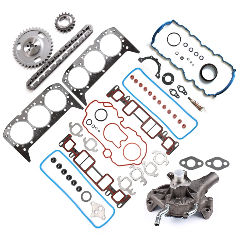 全垫圈套装定时链套件水泵适用于雪佛兰 Express 1500 2500 4.3L — 第 2/4 张图片