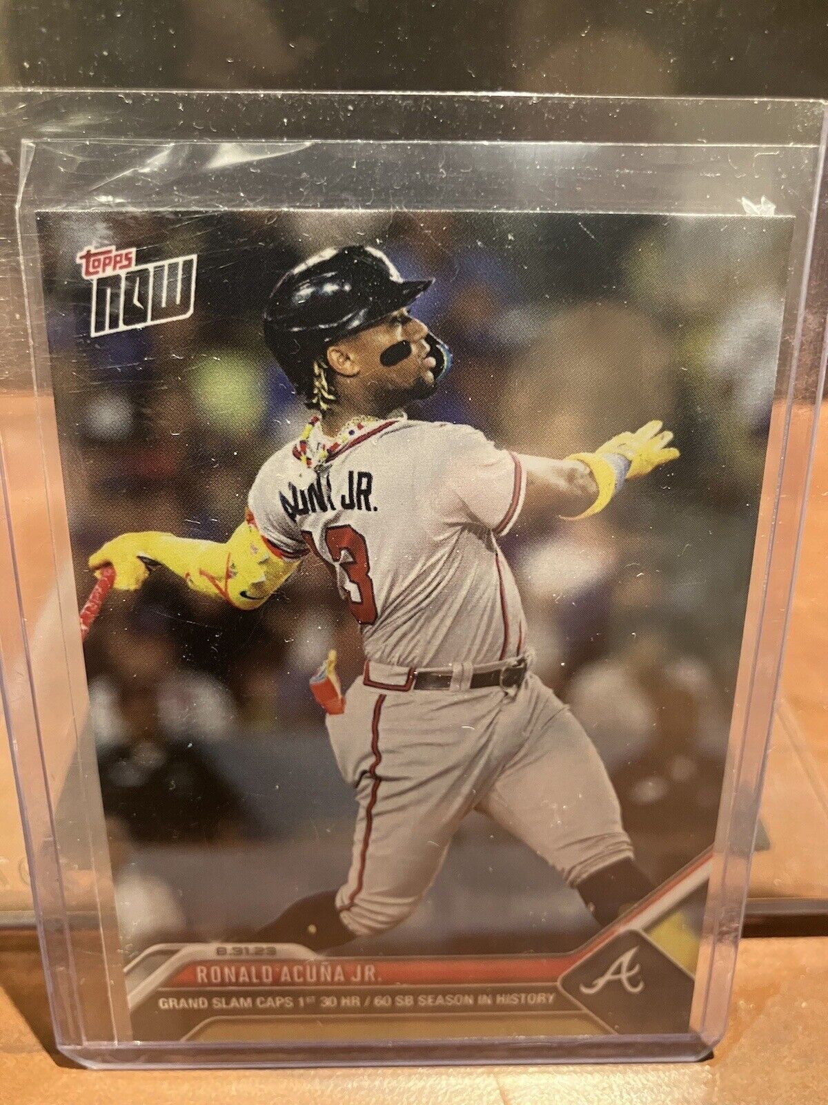 2023 Topps Now #791 Ronald Acuna Jr. 1st 30/60 Season in MLB History