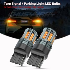 2pcs 7443 7440 Led Front Turn Signal Light Bulbs 3000k Amber Super Bright