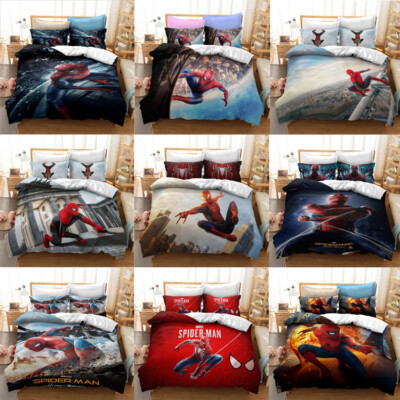 Spiderman Kollektion Bettwäsche Set & Kissenbezug New