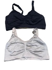 Lot of 2 Nursing Bras Motherhood Nursing, Unbranded XL Beige Black