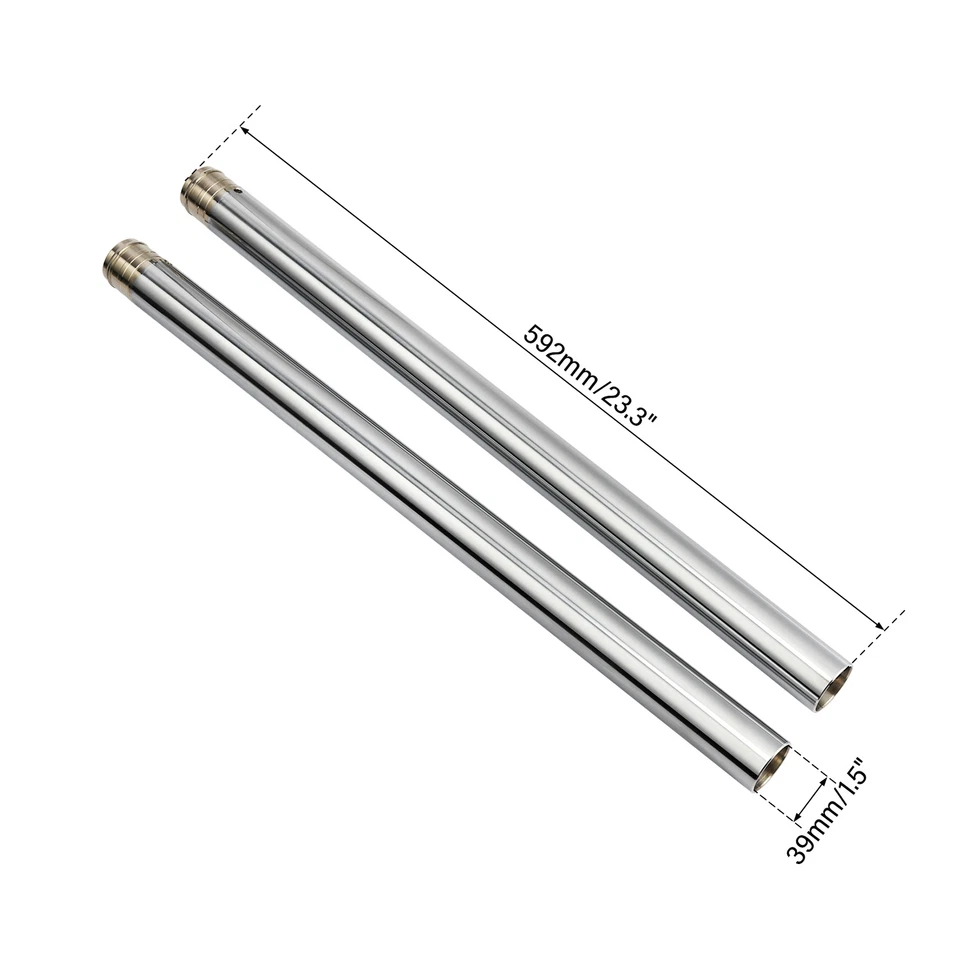 39mm Front Fork Inner Tubes Fit For Harley Sportster XL1200N Nightster 2007-2012 - Image 3 of 4