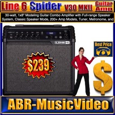 Line 6 Spider V 30 MkII 1x8" 30-watt Modeling Combo Amp