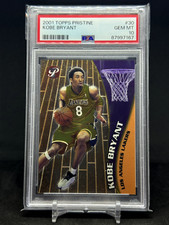 2001-02 Topps Kobe Bryant #30 Pristine PSA 10 Pop 60