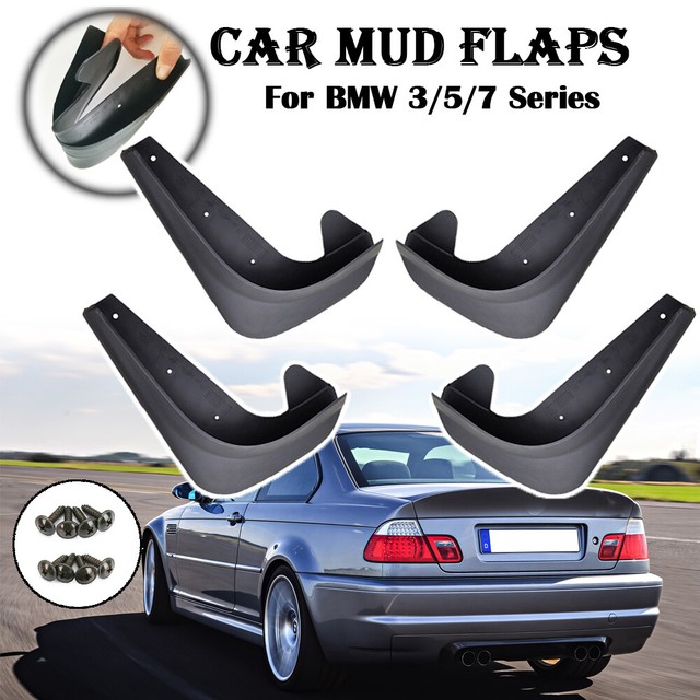 Set Mud Splash Guards Mudguards Mudflaps For BMW E30 E46 E34 M3 E60 3 5