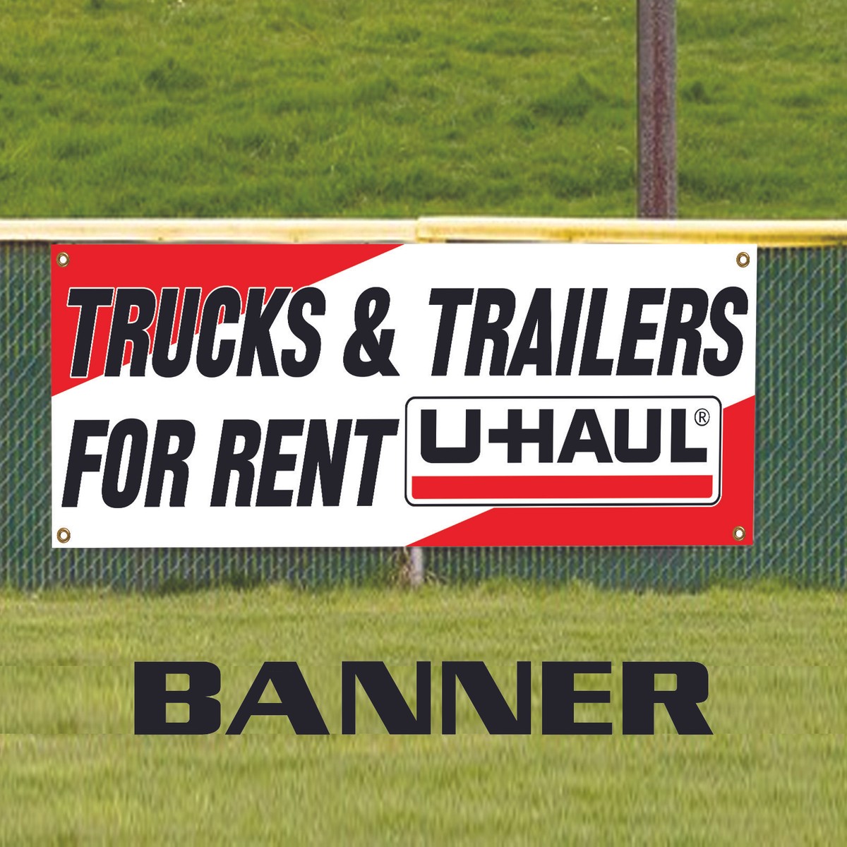 Trucks & Trailers For Rent Vinyl Banner U-Haul Rent Business