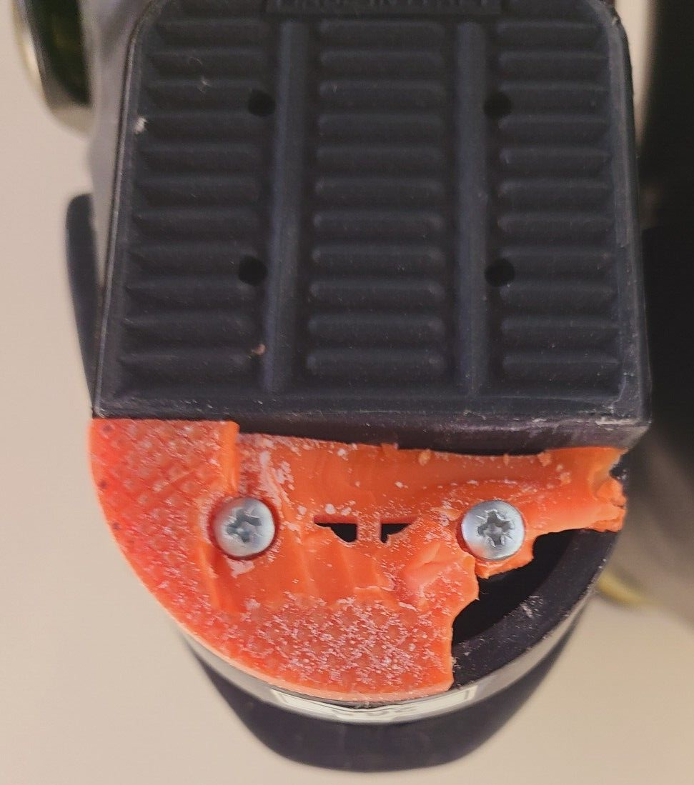 SALOMON Scarponi da sci lunghi downhill metà 4 61 arancione 26 5