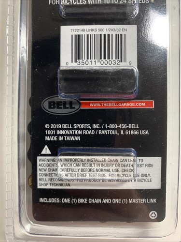Bell Sports 10 to 24-Speed Bicycle Bicycle Chain 7122148 - 1 Each - Picture 3 of 6