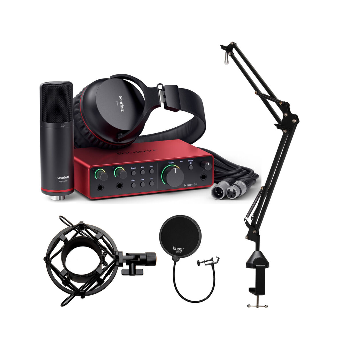 Focusrite Scarlett 2i2 Studio 4th Gen 2x2 USB Audio Focusrite Scarlett 2i2 Studio 4th Gen 2x2 USB Audio