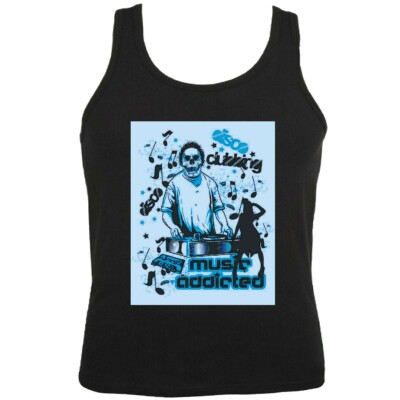 Tank Top DISCO MUSIK DJ CLUB TECHNO JAZZ FUNKY SOUL TRANCE FESTIVAL HOUSE HIPHOP
