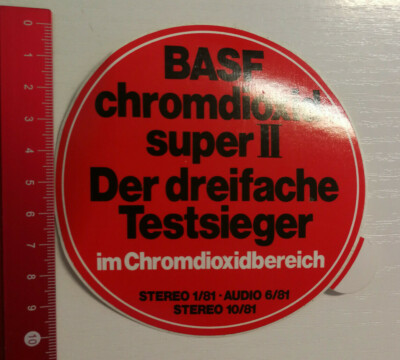 Aufkleber/Sticker: BASF chromdioxid super II (140816156)