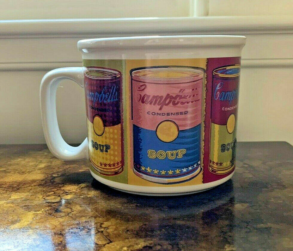 Vintage SOUP Recipe or Campbell's Soup Ceramic Mug Cup Bowl Vintage SOUP Recipe or Campbell's Soup Ceramic Mug Cup Bowl