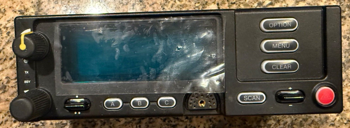 HARRIS MACOM CH-721 Control Head M5300/M7300 RADIOS CU23218