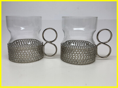 Retro Vintage | Two Piece Iittala Tsaikka Glass + Holder