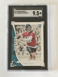 2019 Panini Prizm Silver Prizm Gardiner Minshew #322 SGC 9.5 QB RC Jacksonville