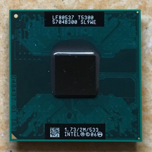 Intel Core 2 Duo T5300 SL9WE 1.73GHz/2M/533MHz Sock M Mobile CPU LF80537GE0302M- - Picture 5 of 6