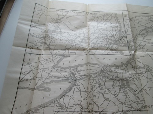 1908 mapa de servicio de correo ferroviario, estados del Atlántico medio, int. ESCUELAS POR CORRESPONDENCIA - Imagen 3 de 7