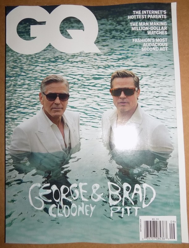 GEORGE CLOONEY & BRAD PITT - GQ MAGAZINE