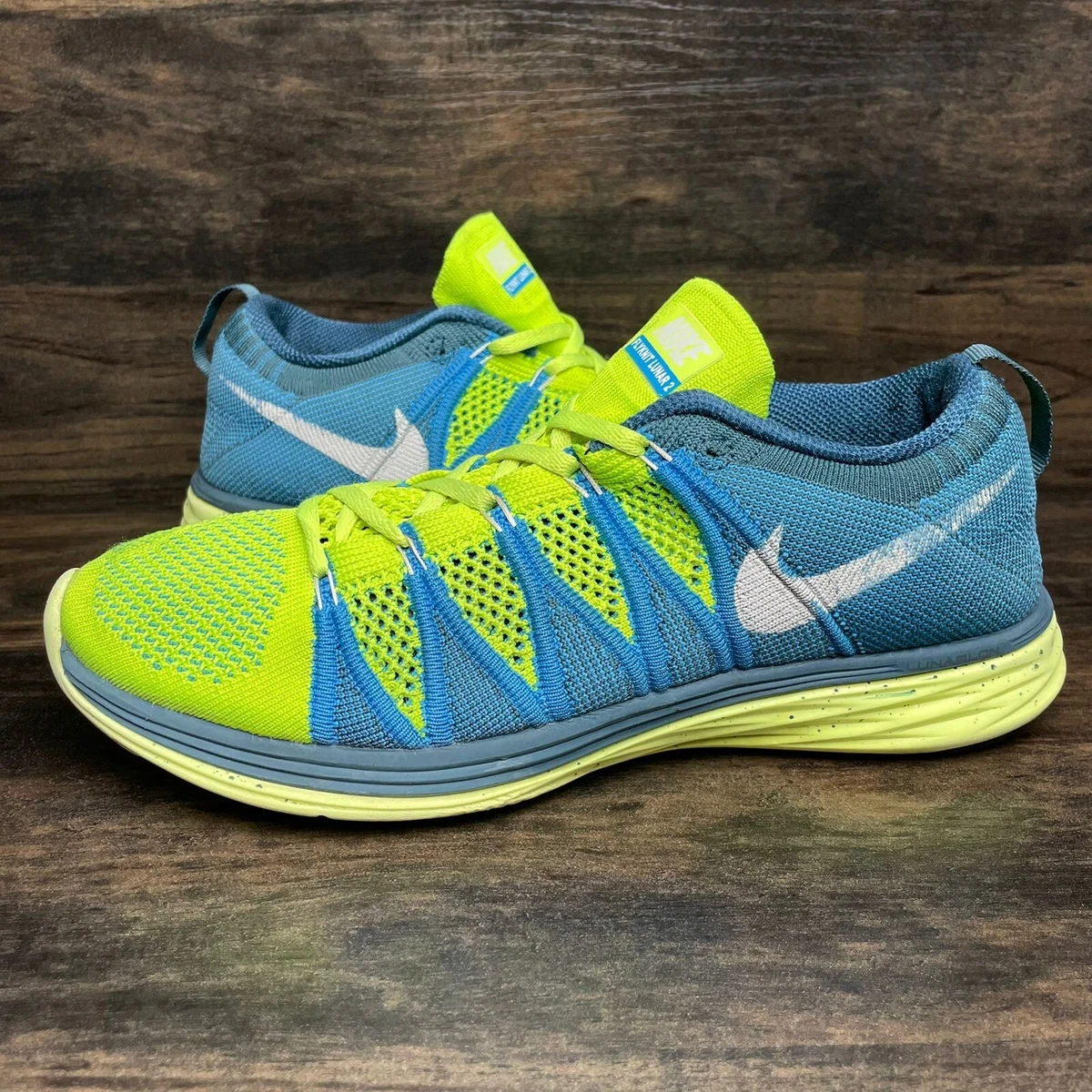 Nike FlyKnit Lunar 2 Running Performance Sneakers Men s Size US