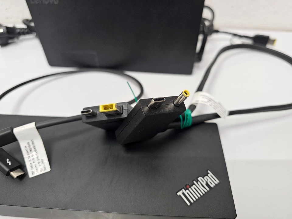 LENOVO 40AN ThinkPad Thunderbolt 3 Workstation USB-C Dock 65 + 230 Watt Netzteil - Bild 3 von 4