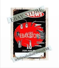 1966 tools equipment Professional Mechanic metal tin sign wall decor