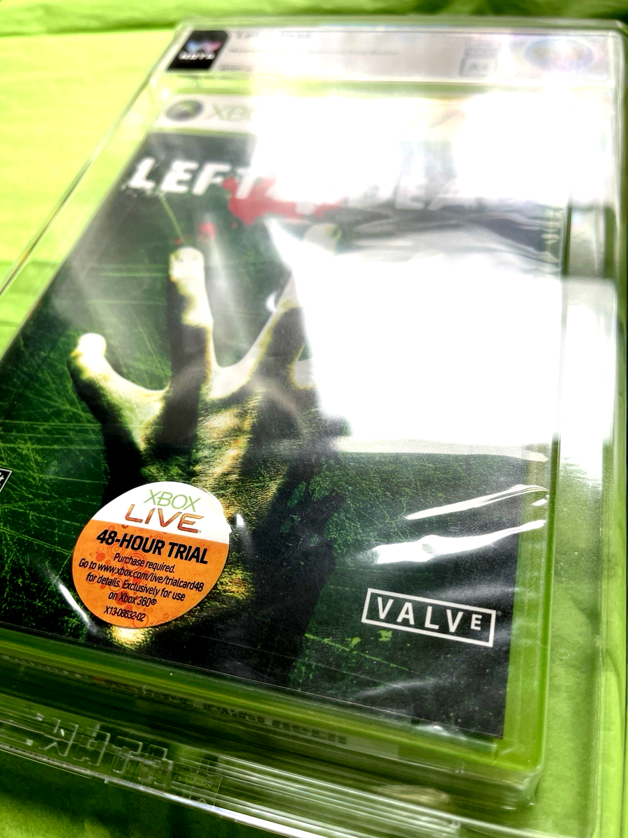 Left 4 Dead (Xbox 360, 2008) Graded Sealed - WATA 9.8 A+ w/ Trial